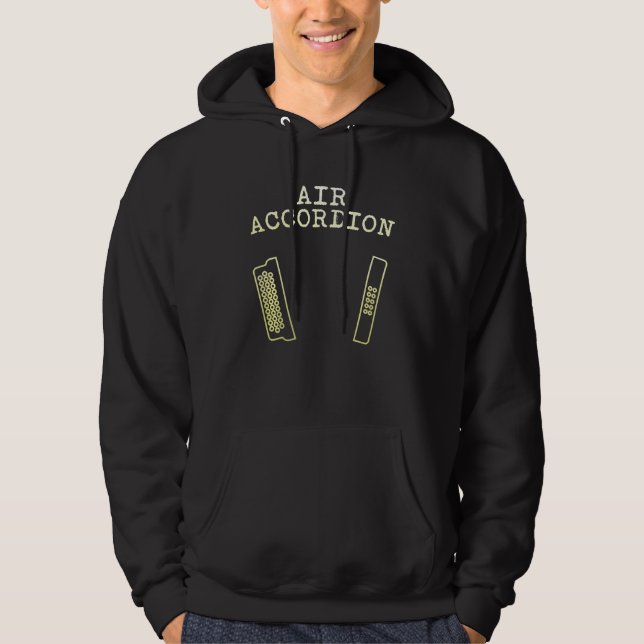 Sudadera Instrumento musical de acordeón aéreo de acuerdo (Anverso)