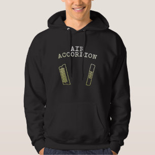 Sudadera Instrumento musical de acordeón aéreo de acuerdo