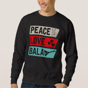 Sudadera Instrumento Musical Paz Amor Bala Mandinka Balafo