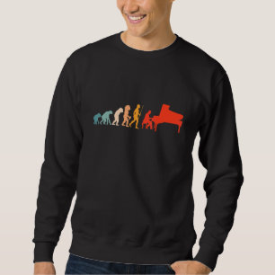 Sudadera Instrumento musical Piano Piano Jugador Pianista