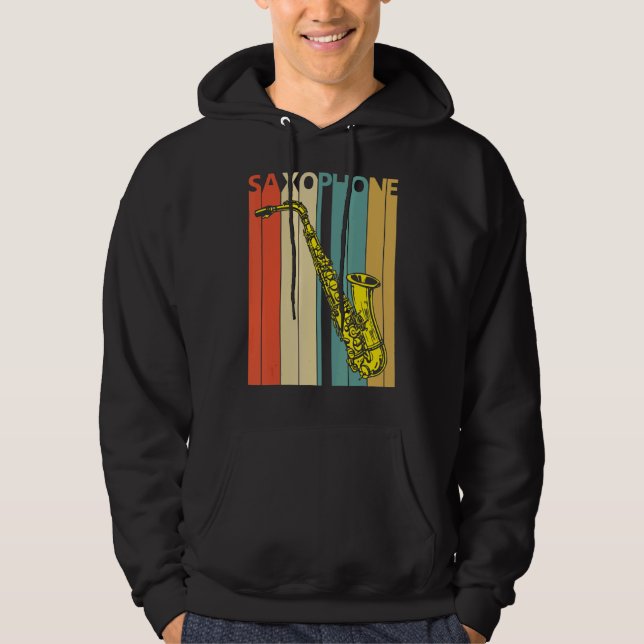 Sudadera Instrumento musical saxofónico (Anverso)