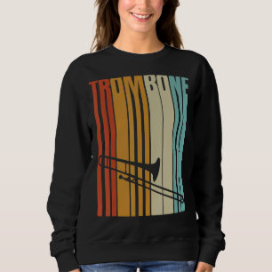 Sudadera Instrumentos de latón Guay de trombón retro