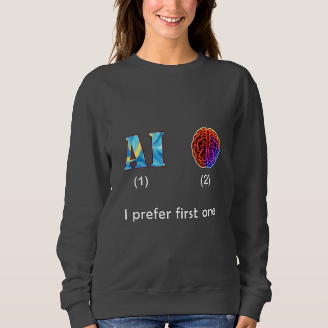 Sudadera Inteligencia Artificial (Anverso)