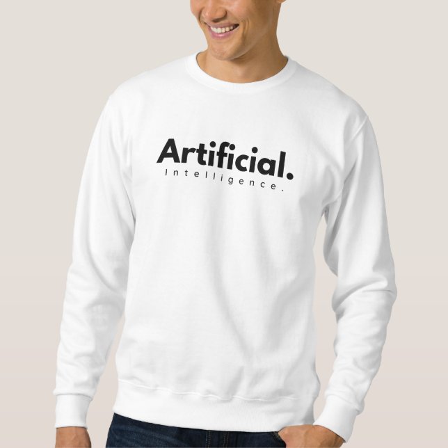Sudadera Inteligencia artificial, aprendizaje automático (Anverso)