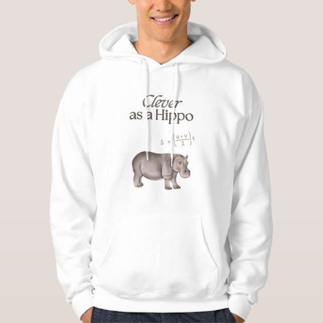 Sudadera Inteligente como Hippo Hoodie (Anverso)