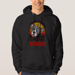 Sudadera Intenté A La Gente Que Prefiero Los Perros Pitbull