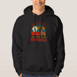 Sudadera Intenté ser bueno pero me parezco a mi tío T-Rex
