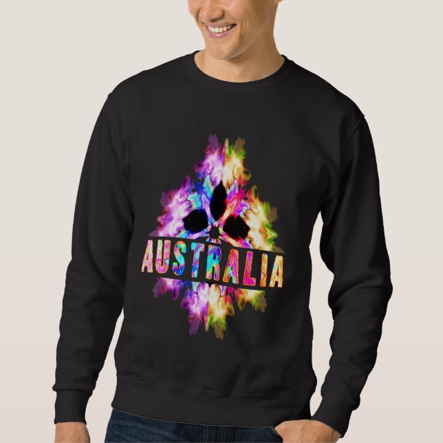 Sudadera Intercambio cultural australiano de recuerdos de A (Anverso)