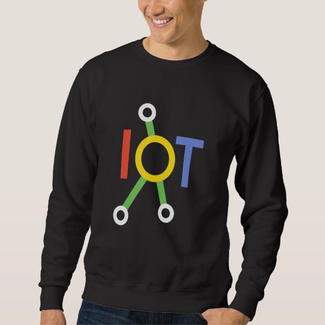 Sudadera Internet De Las Cosas Ciencia Iot Data Analytics T (Anverso)