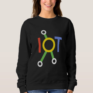 Sudadera Internet De Las Cosas Ciencia Iot Data Analytics T