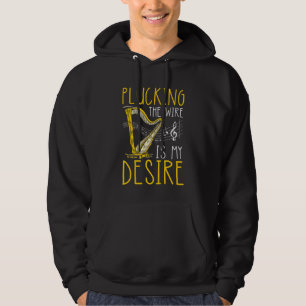 Sudadera Intérprete de arpa para orquesta de arpista chica 