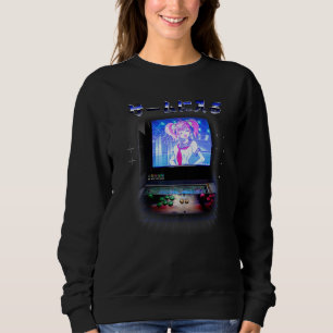 Sudadera Introduzca el juego Retro Cyberpunk Lofi Gamer Arc