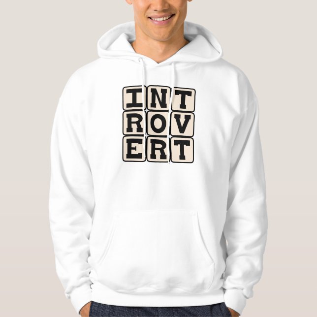 Sudadera Introvert, rasgo de la personalidad (Anverso)