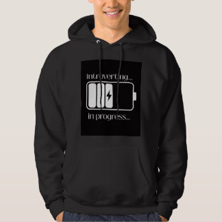 Sudadera Introvertido en la Hoodie de Progreso - Funny Rela