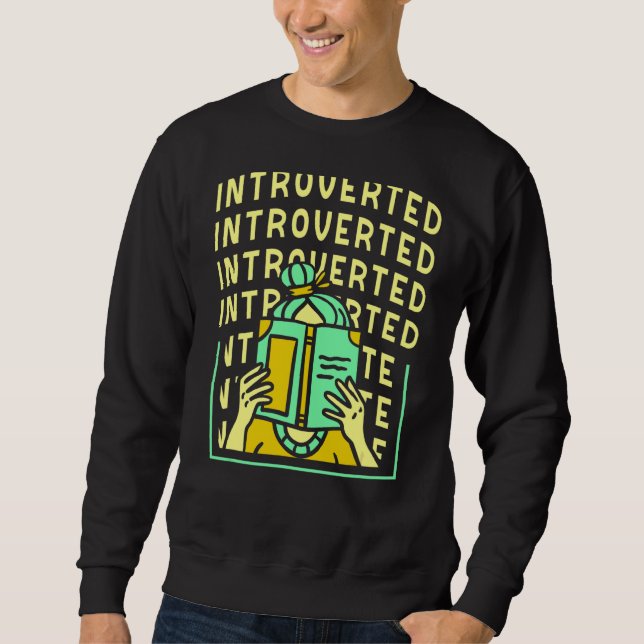 Sudadera Introvertido Introvertido Shyness Introvert (Anverso)