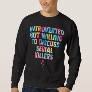 Sudadera introvertido pero dispuesto a discutir sobre asesi