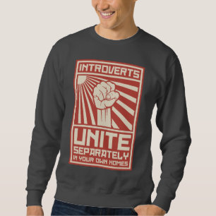 Sudadera Introverts unen por separado en sus propios
