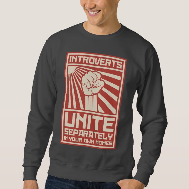 Sudadera Introverts unen por separado en sus propios (Anverso)
