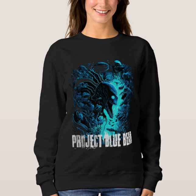 Sudadera Invasión alienígena falsa del Proyecto Blue Beam (Anverso)