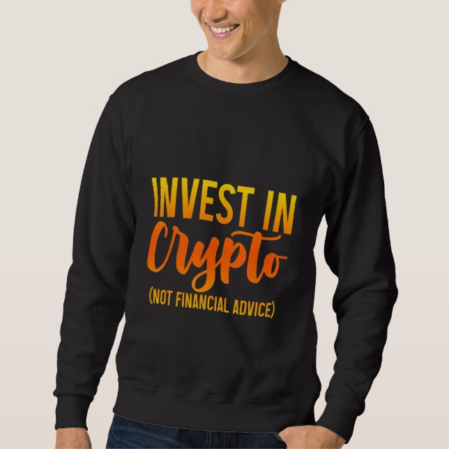 Sudadera Invertir En Criptomonedas No Es Asesoramiento Fina (Anverso)