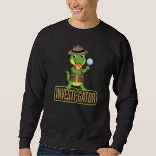 Sudadera Investi Gator Pun Alligator Detective