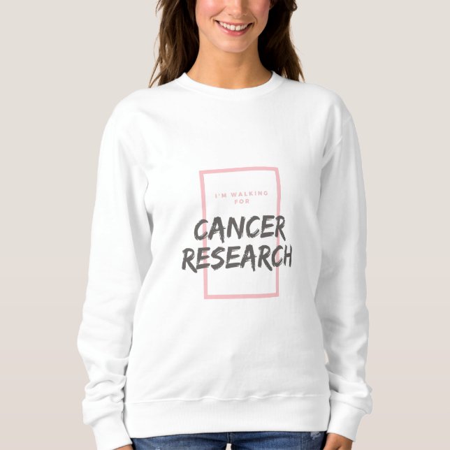Sudadera Investigación sobre el cáncer (Anverso)