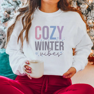Sudadera Invierno acogedor Vibes Feliz Navidad