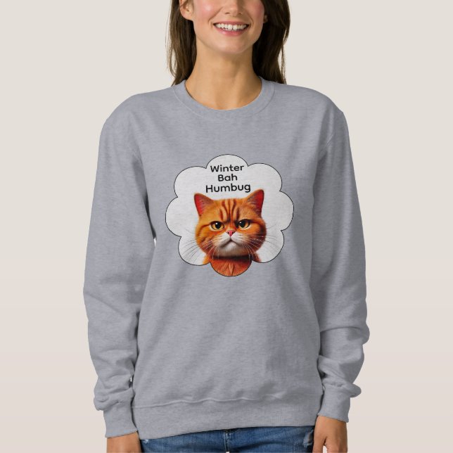 Sudadera Invierno bah Humbug  (Anverso)