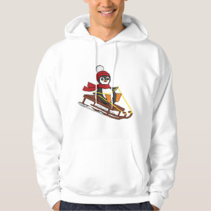 Sudadera Invierno de los animales de la raza pingüino con n