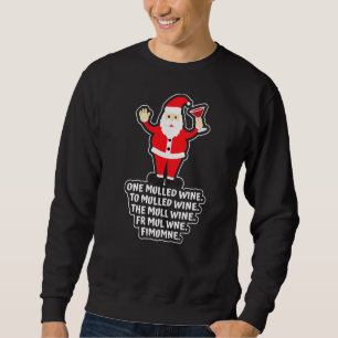 Sudadera Invierno de vino de Santa Claus Mulled