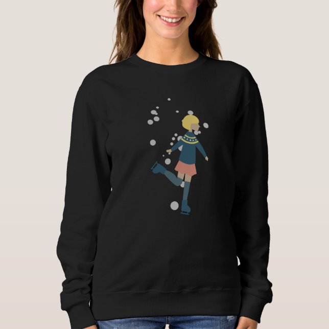 Sudadera Invierno Fiesta de Nieve Azul (Anverso)