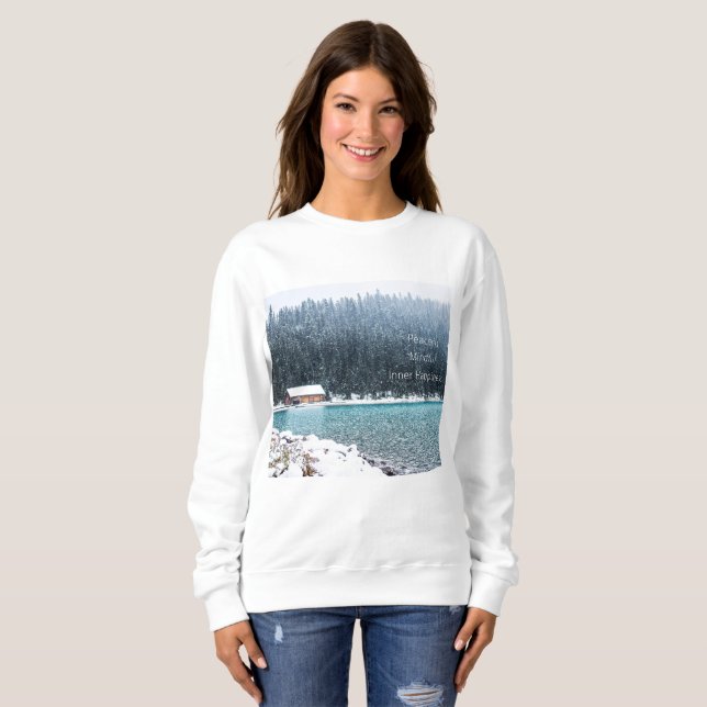 Sudadera Invierno Pacífico (Lago Louise) (Anverso completo)