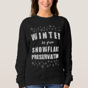 Sudadera Invierno Para La Preservación De Snowflake Hobby D