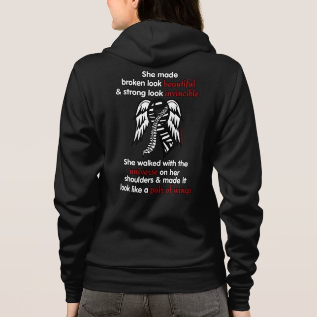 Sudadera INVINCIBLE...Tarlov Cyst (Reverso)