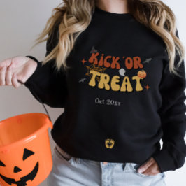 Sudadera Invitación de bebé de Halloween año de embarazo
