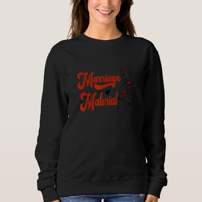 Sudadera Invitación de compromiso de novias Matrimonio (Anverso)