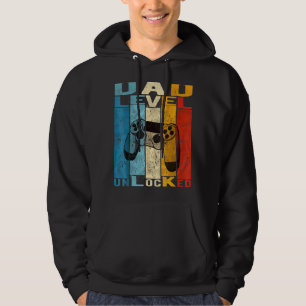 Sudadera Invitación de embarazo de hombres Nivel de papá De