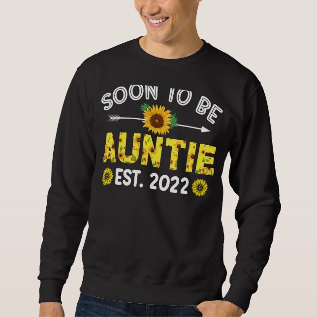 Sudadera Invitación De Embarazo De La Tía (Anverso)