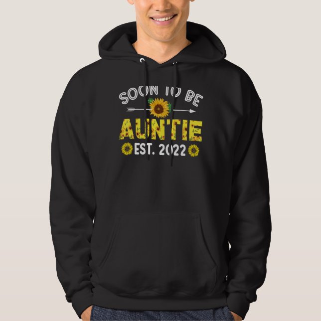 Sudadera Invitación De Embarazo De La Tía (Anverso)