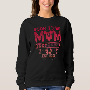 Sudadera Invitación De Embarazo De Mamá 2023