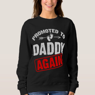 Sudadera Invitación de embarazo de papá promovida a papá de