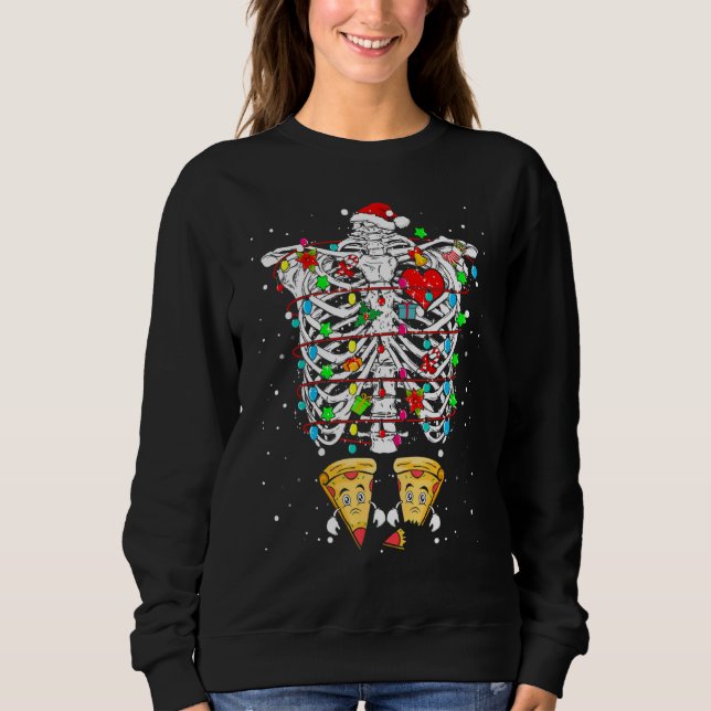 Sudadera Invitación de embarazo de Skeleton Rib Cage X Ray  (Anverso)