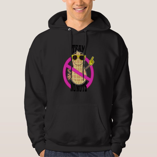 Sudadera Invitación de embarazo de Team No Nuts (Anverso)