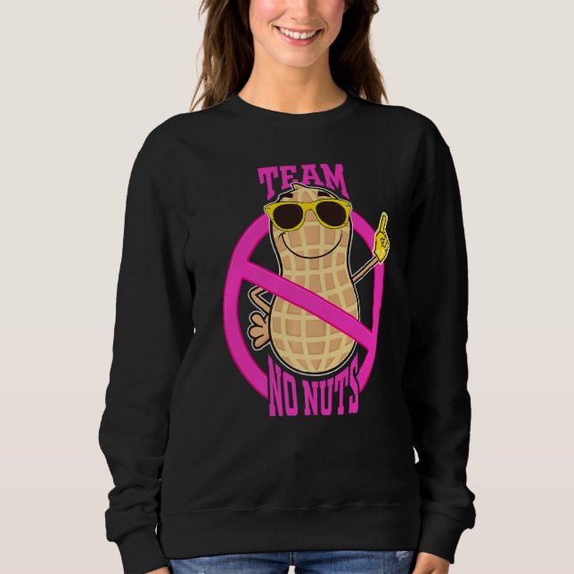 Sudadera Invitación de embarazo de Team No Nuts (Anverso)