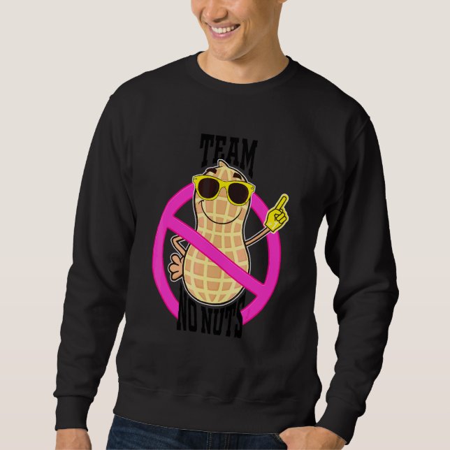 Sudadera Invitación de embarazo de Team No Nuts (Anverso)