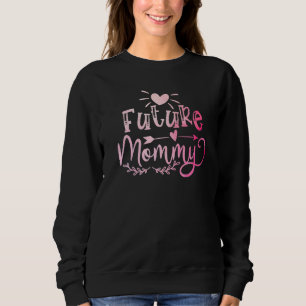Sudadera Invitación de embarazo, mamá futura
