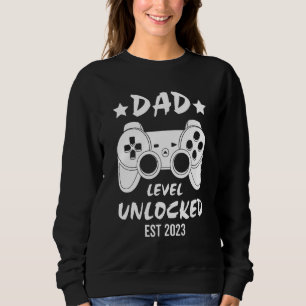 Sudadera Invitación De Embarazo Nivel De Papá Desbloqueado