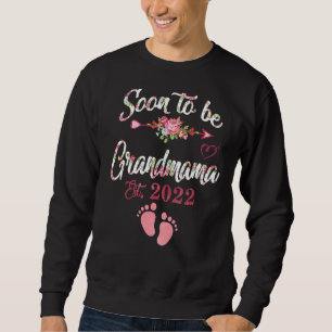 Sudadera Invitación De Embarazo Pronto Para Ser Abuela De N