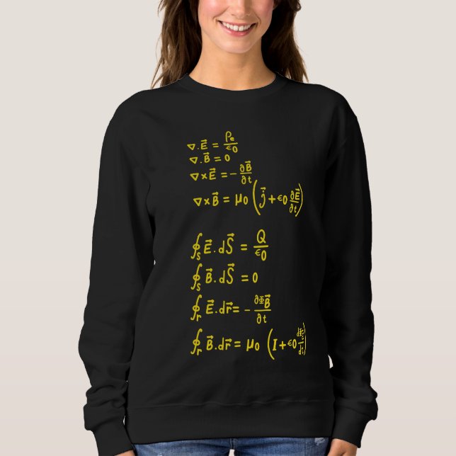 Sudadera Invitación de Pegatina de Physics Formula Square (Anverso)