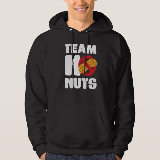 Sudadera Invitación de revelación de género de Team No Nuts (Anverso)